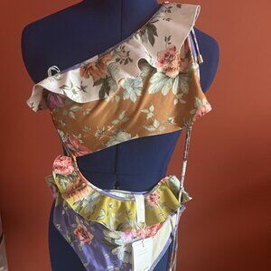 ZIMMERMANN Frill Cut Out Swimsuit US6-8 NWT